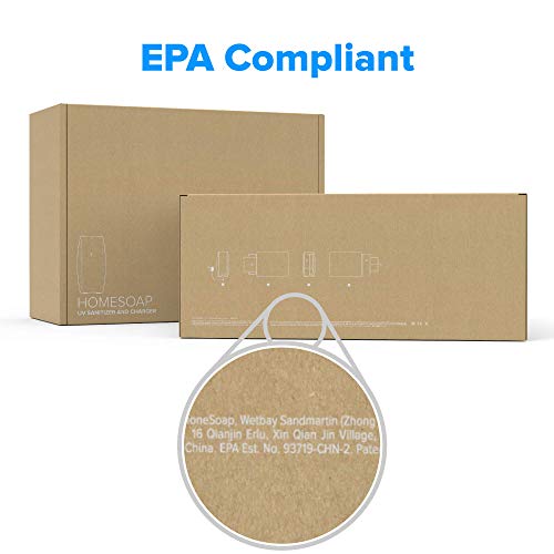 HomeSoap UV Sanitizer | Patented & Clinically Proven 360 Degree UV Light Disi...