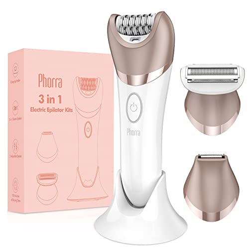 Epilator for Women, [3 in 1] Epilators Hair Removal for Women with Electric R...