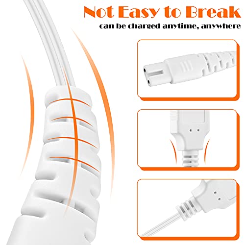 3 Pieces Charging Cord for Water Flosser, Replacement Charger Cord Recharge C...