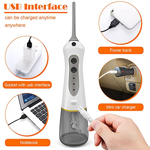 3 Pieces Charging Cord for Water Flosser, Replacement Charger Cord Recharge C...