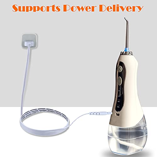 3 Pieces Charging Cord for Water Flosser, Replacement Charger Cord Recharge C...