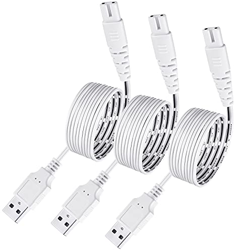 3 Pieces Charging Cord for Water Flosser, Replacement Charger Cord Recharge C...