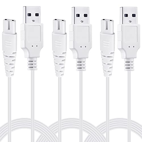 3 Pieces Charging Cord for Water Flosser, Replacement Charger Cord Recharge C...