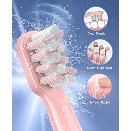 Sonic Electric Toothbrush for Aduts and Kids - High Power Rechargeable Toothb...