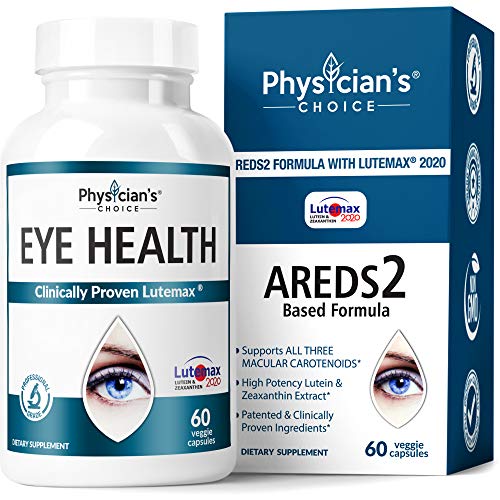 Areds 2 Eye Vitamins (Clinically Proven LuteMax 2020) Lutein, Zeaxanthin and ...