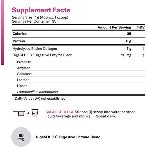 Collagen Peptides Powder - Enhanced Absorption - Supports Hair, Skin, Nails, ...