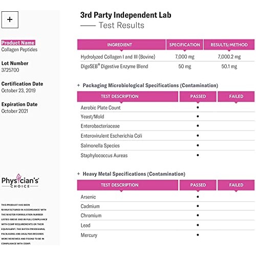Collagen Peptides Powder - Enhanced Absorption - Supports Hair, Skin, Nails, ...