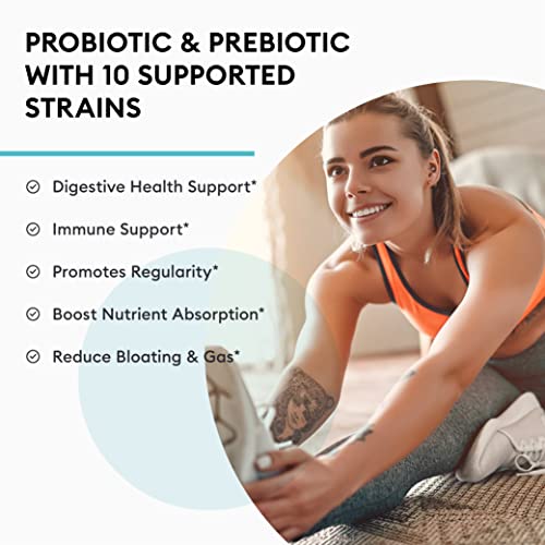 Probiotics 60 Billion CFU - Probiotics for Women, Probiotics for Men and Adul...