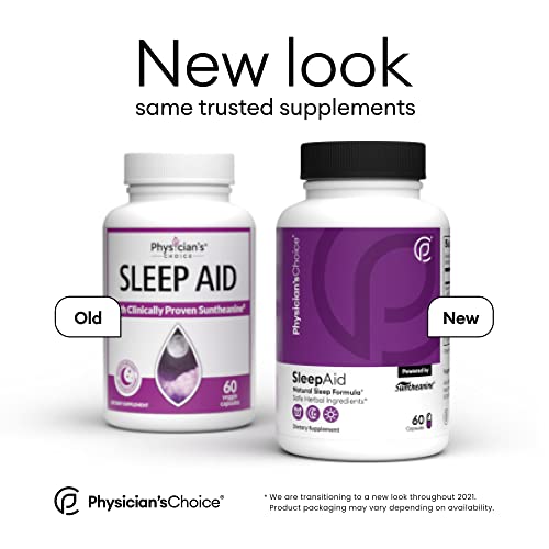 Sleep Aid with Valerian Root, Melatonin, Patented Suntheanine, 100% Natural, ...