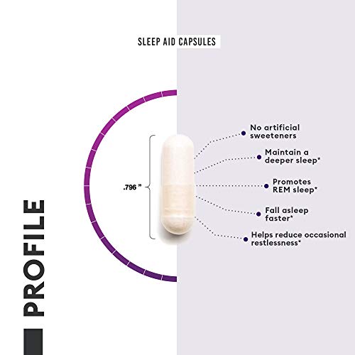 Sleep Aid with Valerian Root, Melatonin, Patented Suntheanine, 100% Natural, ...