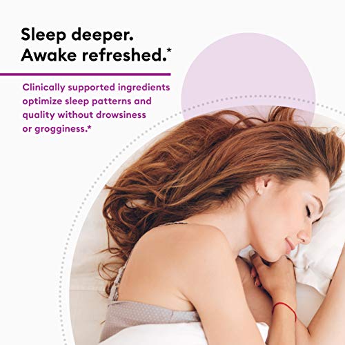 Sleep Aid with Valerian Root, Melatonin, Patented Suntheanine, 100% Natural, ...