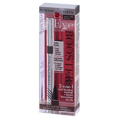Physicians Formula Eye Booster 2-in-1 Lash Boosting Eyeliner + Serum, Deep Brown