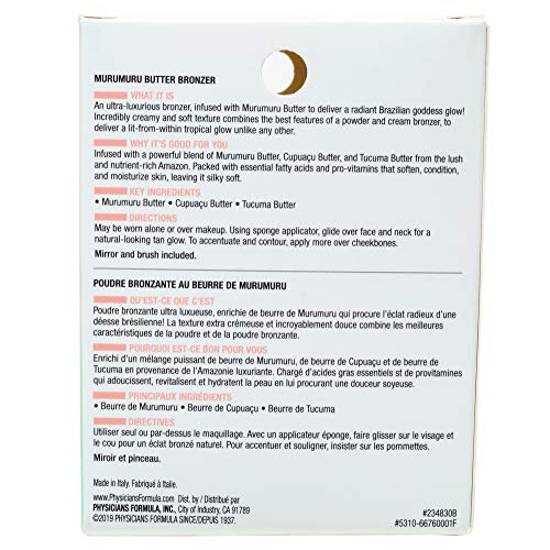 Physicians Formula Murumuru Butter Bronzer| Cream Shimmer Makeup| Bronzer