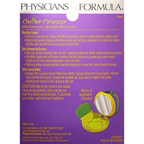 Physicians Formula Murumuru Butter Bronzer| Cream Shimmer Makeup| Bronzer