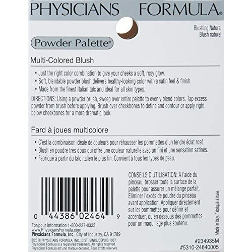 Physicians Formula Powder Palette Multi-Colored Blush Blushing Natural