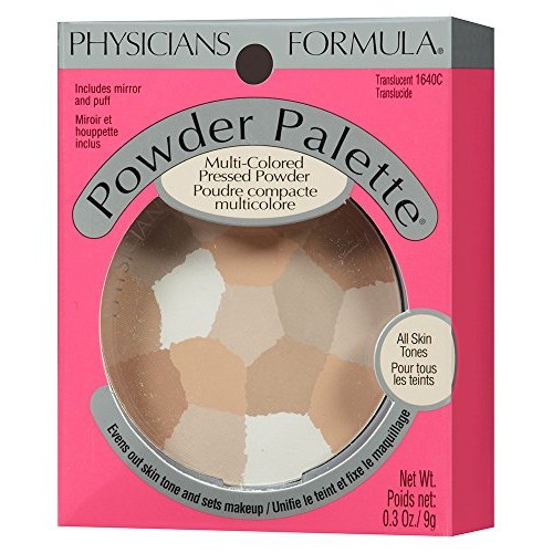 Physicians Formula Powder Palette Multi-Colored Pressed Powder Translucent