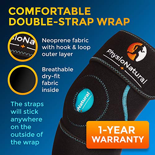 Knee Ice Pack Wrap - Cold Therapy with Adjustable Compression Support for Joi...