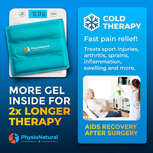 Knee Ice Pack Wrap - Cold Therapy with Adjustable Compression Support for Joi...