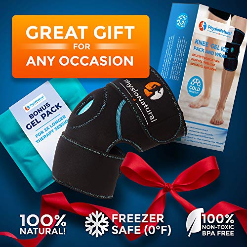 Knee Ice Pack Wrap - Cold Therapy with Adjustable Compression Support for Joi...