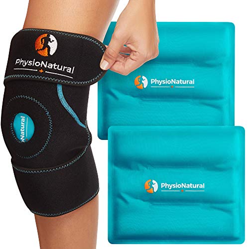Knee Ice Pack Wrap - Cold Therapy with Adjustable Compression Support for Joi...