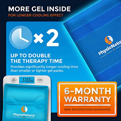 Large Flexible Gel Ice Pack & Wrap - Cold Therapy for Your Hips, Shoulders, E...