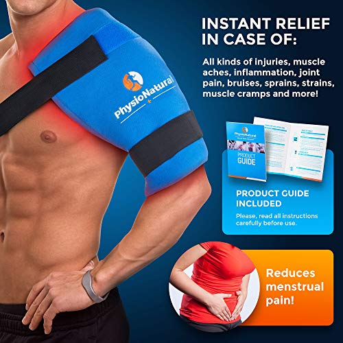 Large Flexible Gel Ice Pack & Wrap - Cold Therapy for Your Hips, Shoulders, E...