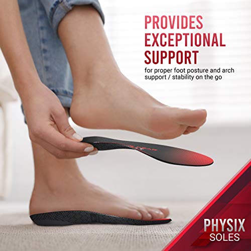 Arch Support Insoles Men & Women by Physix Gear Sport - Orthotic Inserts for ...