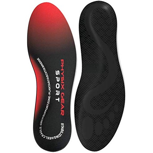 Arch Support Insoles Men & Women by Physix Gear Sport - Orthotic Inserts for ...