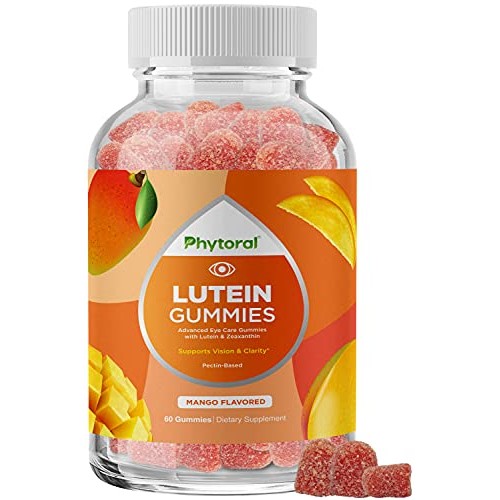Lutein and Zeaxanthin Eye Vitamin Gummies - Delicious Zeaxanthin Plus Lutein ...