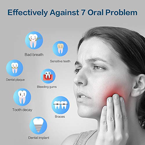 pibidi Water Flosser Professional Cordless Dental Oral Irrigator, Portable an...