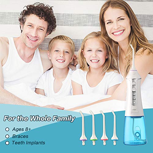 pibidi Water Flosser Professional Cordless Dental Oral Irrigator, Portable an...
