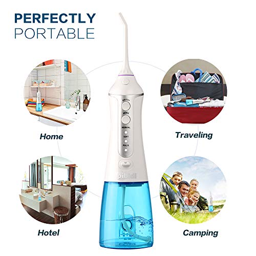 pibidi Water Flosser Professional Cordless Dental Oral Irrigator, Portable an...