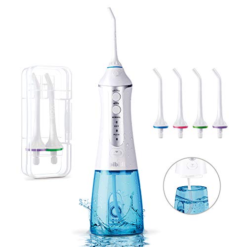 pibidi Water Flosser Professional Cordless Dental Oral Irrigator, Portable an...