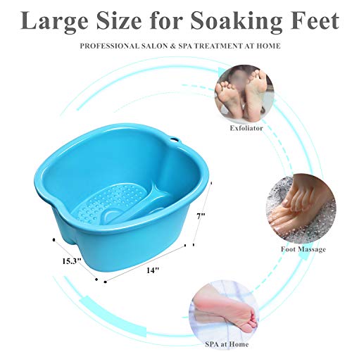 Foot Soaking Bath Basin - Large Foot Soaking Tub Foot Bath Spa Wash Basin Foo...