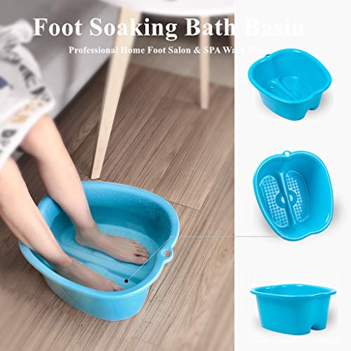Foot Soaking Bath Basin - Large Foot Soaking Tub Foot Bath Spa Wash Basin Foo...