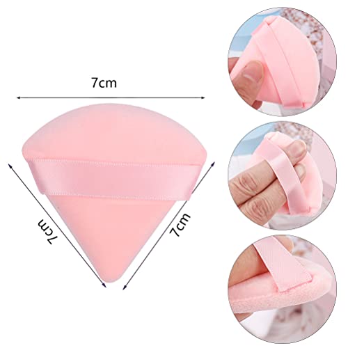 Pimoys 6 Pieces Powder Puff Soft Face Triangle Makeup Puff for Loose Powder B...