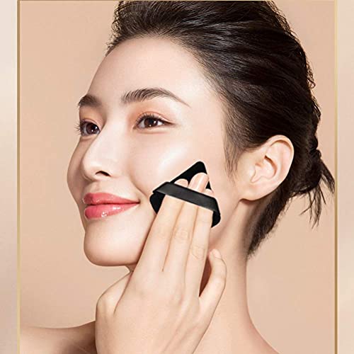 Pimoys 6 Pieces Pure Cotton Powder Puff Face Soft Triangle Makeup Puff Wedge ...