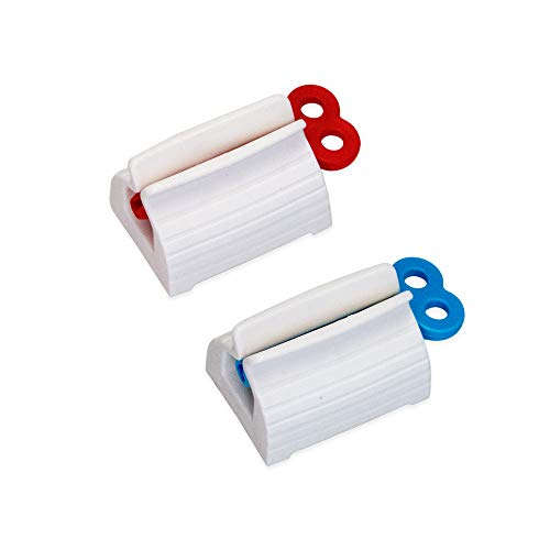 Toothpaste Dispenser, Toothpaste Tube Squeezer, Holder and Clip - Fast and Ea...