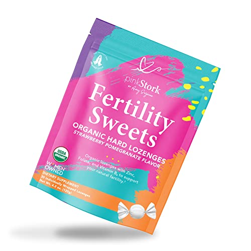 Pink Stork Fertility Sweets: Organic Strawberry Pomegranate Fertility Supplem...