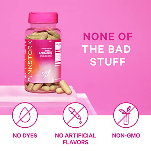 Pink Stork Total Lactation: Breastfeeding Support for Mom + Baby with Fenugre...