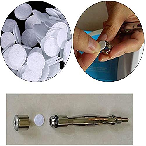100 Pcs Microdermabrasion Cotton Filters Replacement 10 mm Dia Microdermabras...