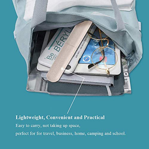 4 Pack Travel Toothbrush Case Plastic Portable Toothbrush Holder for Travel, ...