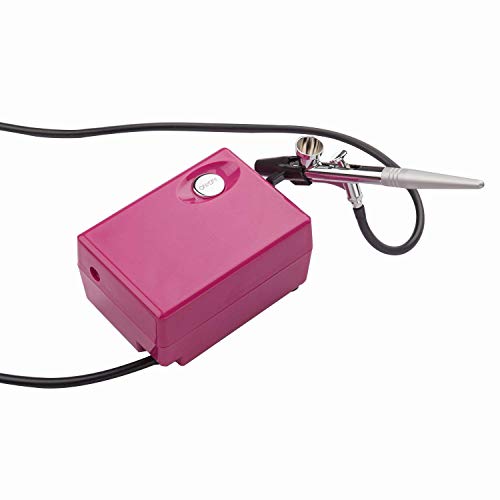 Airbrush Makeup Set Pinkiou Air Brush Kit for Face Paint with Mini Compressor...