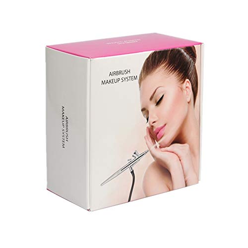 Airbrush Makeup Set Pinkiou Air Brush Kit for Face Paint with Mini Compressor...