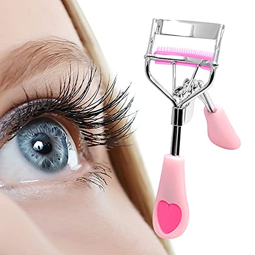 Eyelash Curler Stainless Steel with Brush Mascara Muffle False Eyelashes Acce...