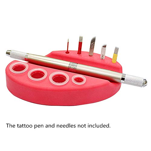 Pinkiou Permanent Makeup Holder Silicone Eyebrow Tattoo Pigment Organizer Ink...