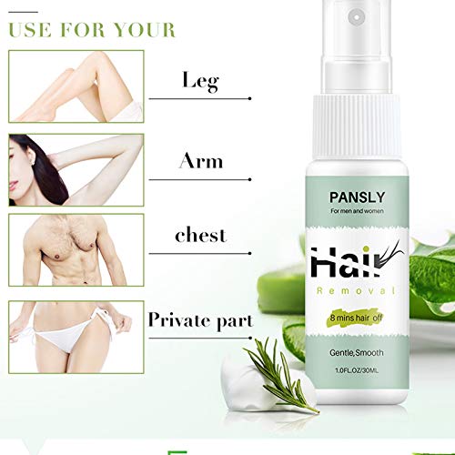 Hair Removal Spray, Gentle Painless Hair Stop Spray, Permanent Hair Removal S...