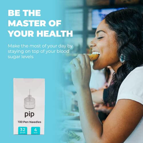 Pip Insulin Pen Needles (32G 4mm) 100 Pieces