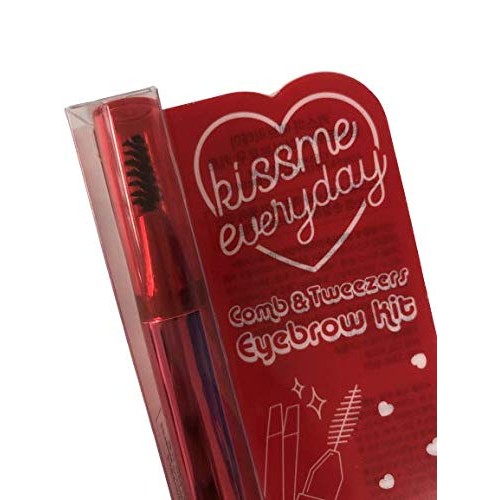 KISS ME EVERYDAY COMB & TWEEZERS EYEBROW KIT