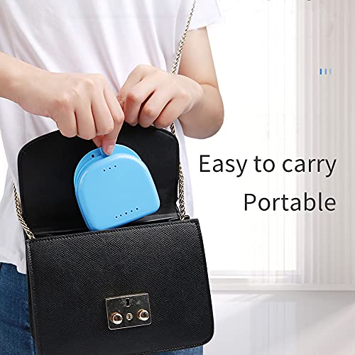 Retainer Case with Vent Holes, 3 Pack Orthodontic Mouth Guard Cases Cute Dent...